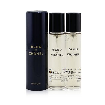 Bleu De Chanel Perfume Twist & Spray 3x20ml
