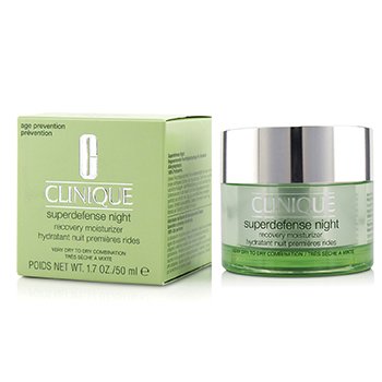 Clinique Superdefense Night Recovery Moisturizer - For Very Dry To Dry Combination