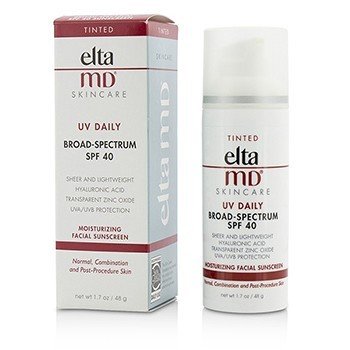 EltaMD UV Daily Moisturizing Facial Sunscreen SPF 40 - For Normal, Combination & Post-Procedure Skin - Tinted