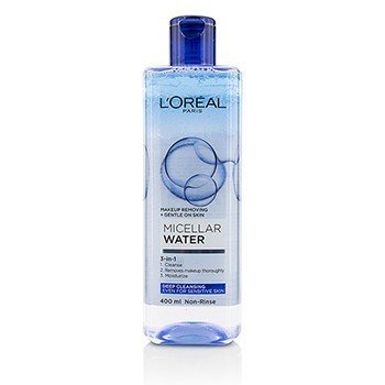 LOreal 3-In-1 Micellar Water (Deeping Cleansing) - Even For Sensitive Skin