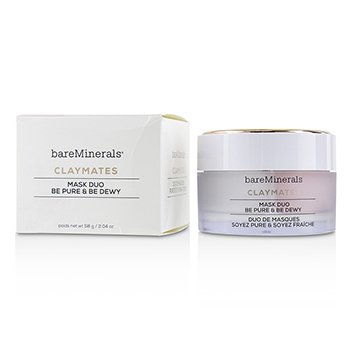 BareMinerals Claymates Be Pure & Be Dewy Mask Duo