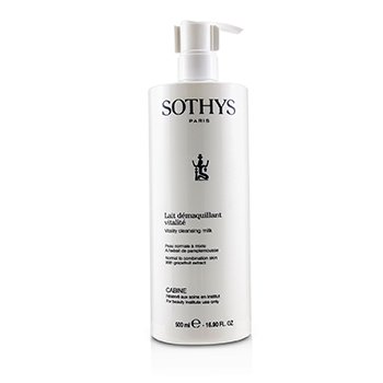 Sothys Vitality Cleansing Milk - For Normal to Combination Skin , With Grapefruit Extract (Salon Size)