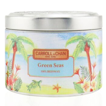 The Candle Company (Carroll & Chan) 100% Beeswax Tin Candle - Green Tea