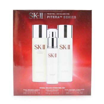 Pitera Deluxe Hydrating  3-Pieces Set: Facial Treatment Essence 230ml + Facial Lift Emulsion 100g + Facial Treatment Clear Lotion 230ml