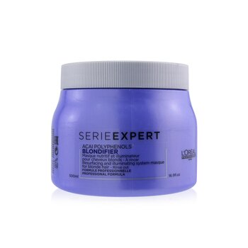 LOreal Professionnel Serie Expert - Blondifier Acai Polyphenols Resurfacing and Illuminating System Masque (For Blonde Hair)