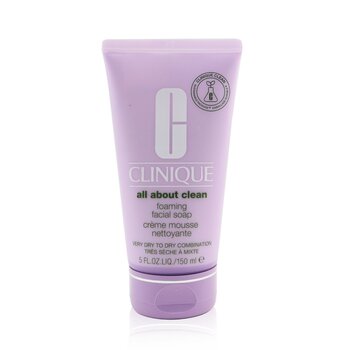Clinique All About Clean Foaming Facial Soap - Very Dry to Dry Combination Skin
