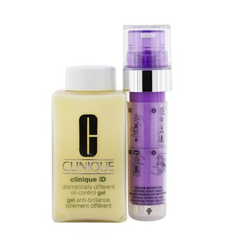 Clinique iD Dramatically Different Oil-Control Gel + Active Cartridge Concentrate For Lines & Wrinkles (Purple)