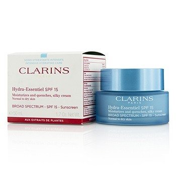 Clarins Hydra-Essentiel Moisturizes & Quenches Silky Cream SPF 15 - Normal to Dry Skin