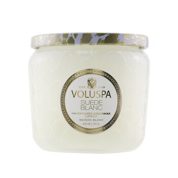 Voluspa Petite Jar Candle - Suede Blanc