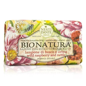 Bio Natura Sustainable Vegetal Soap - Wild Raspberry & Nettle