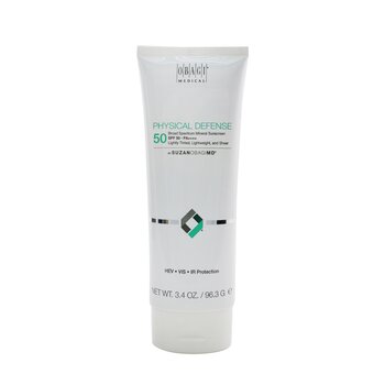 SUZANOBAGIMD Physical Defense Broad Spectrum Mineral Sunscreen SPF 50 PA+++ (Lightly Tinted, Lightweight, & Sheer)