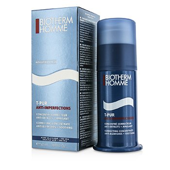 Homme T-Pur Anti Imperfections Anti-Blemishes + Soothing Correcting Concentrate