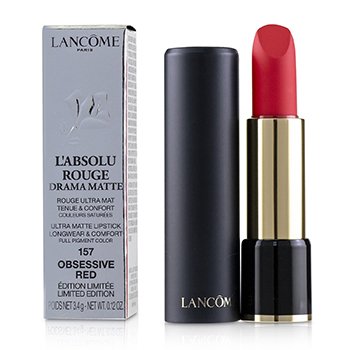 Lancome LAbsolu Rouge Drama Matte Lipstick - # 157 Obsessive Red