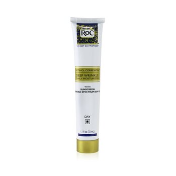 ROC Retinol Correxion Deep Wrinkle Daily Moisturizer With Sunscreen Broad Spectrum SPF 30 (Exp. Date 10/2022)