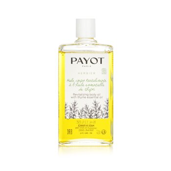Payot Herbier Organic Revitalizing Body Oil With Thyme Essential Oil