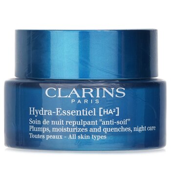Clarins Hydra-Essentiel [HA²] Plumps, Moisturizes And Quenches Night Cream (For All Skin)