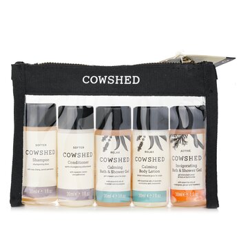 Cowshed Travel Set (Shampoo + Conditioner + Bath & Shower Gel + body Lotion)